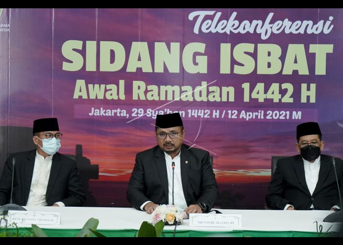 Pemerintah Tetapkan Awal Ramadan 1442H Jatuh pada 13 April 2021